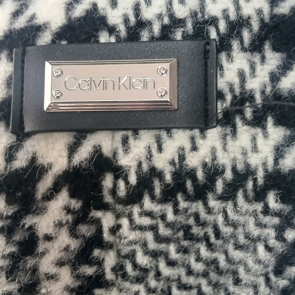 Black and White Plaid Coat Calvin Klein - Picture 4 of 7